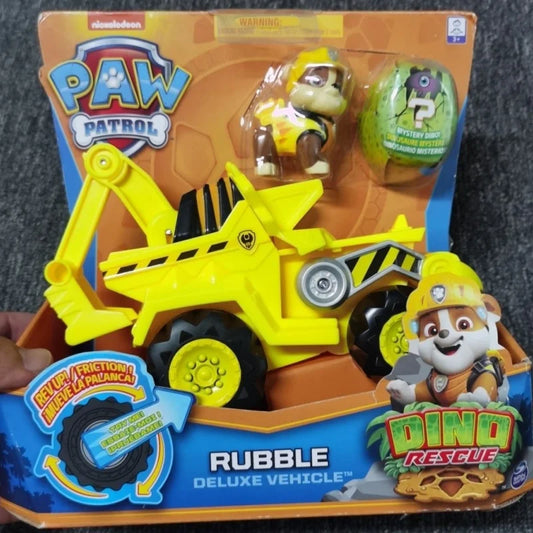 Original Paw Patrol The Dinosaur Rescue Team Vehicle Car Ryder Tracker Everest Chase Rex Skye Rocky Marshall Action Gift Toy