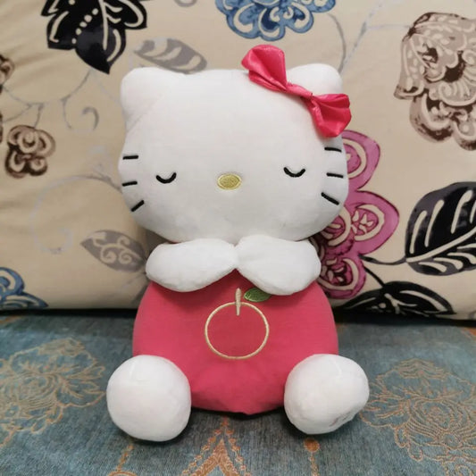 Breathable Hellokitty Plush Doll Doll Simulation Breathing Kitty Toy Girl Gift Anime Surrounding Birthday Gift