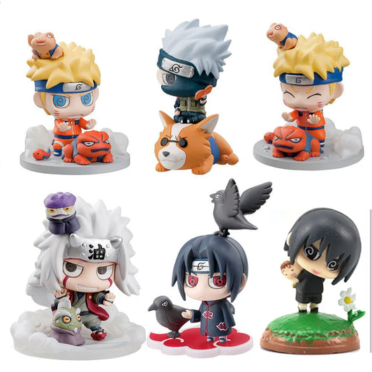 Hot Naruto Shippuden Anime figure Model Sasuke kakashi Gaara Action Figurine PVC Statue Collectible Toy  Doll children gifts