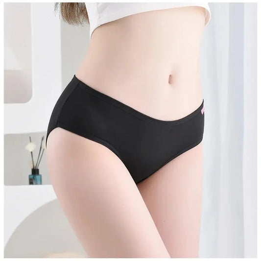 7Pcs Panties for Women Cotton Underwear Plus Size Sexy Briefs Girls Breathable Soft Lingerie Female Cute Solid Color Underpants