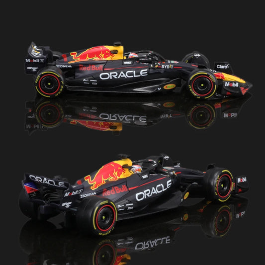 Bburago 1:43 2023 F1 Dust Cover Version Red Bull RB19 Alloy Car Formula Racing Diecast Model Toy Collection Gifts Verstappen