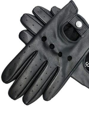 Men's leather gloves anti slip sports driving and outdoor cycling leather gloves